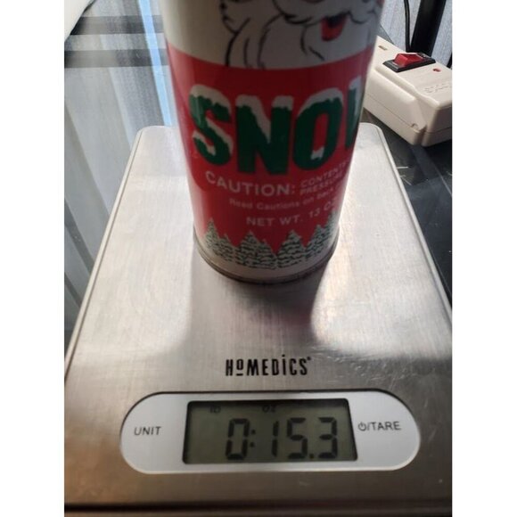 Vintage 1960/1970s Holly Trim Artificial Snow Spray 13 Oz Can for Holiday Decor - Picture 3 of 4